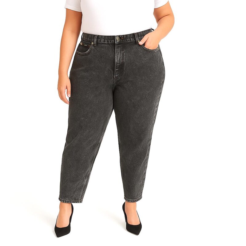 Lee Black Pants Jeans Woman Etsy