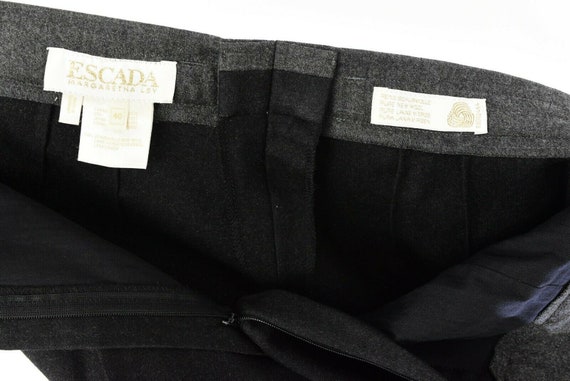 Womens 8 US Escada Margaretha Ley Charcoal Gray W… - image 6