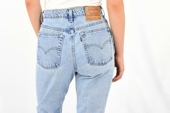 Vintage Levis Light Wash High Waist Jeans Levis 512 or 522 - Etsy