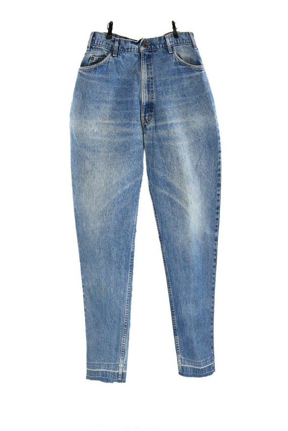Womens Vintage High Waist Levis Jeans Tapered Leg… - image 8