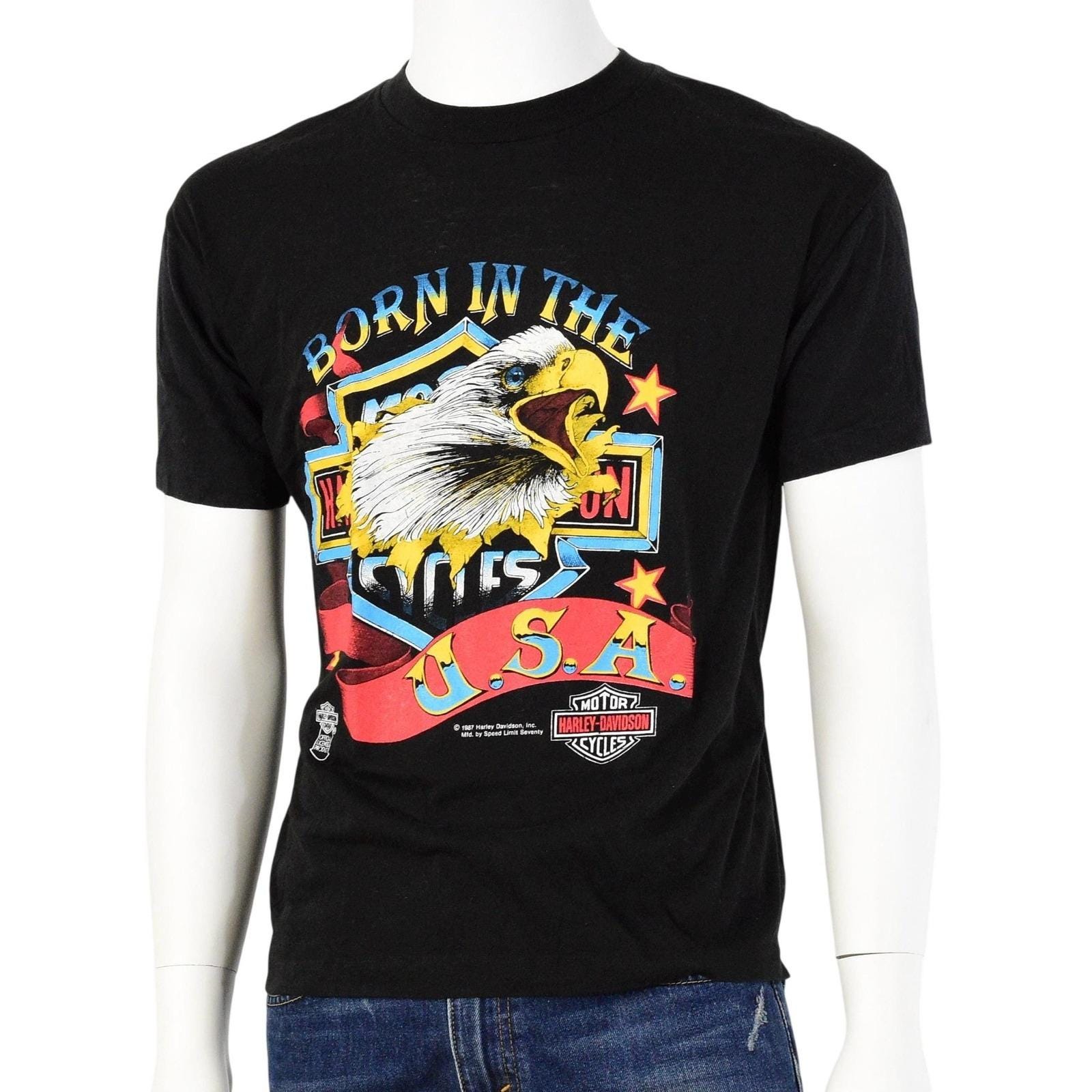 Mens Patriotic Harley Davidson Shirt - Etsy