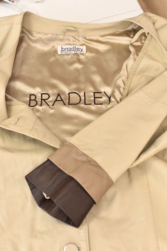Womens 26W Bradley Bayou Tri-Colored Leather Coat… - image 5
