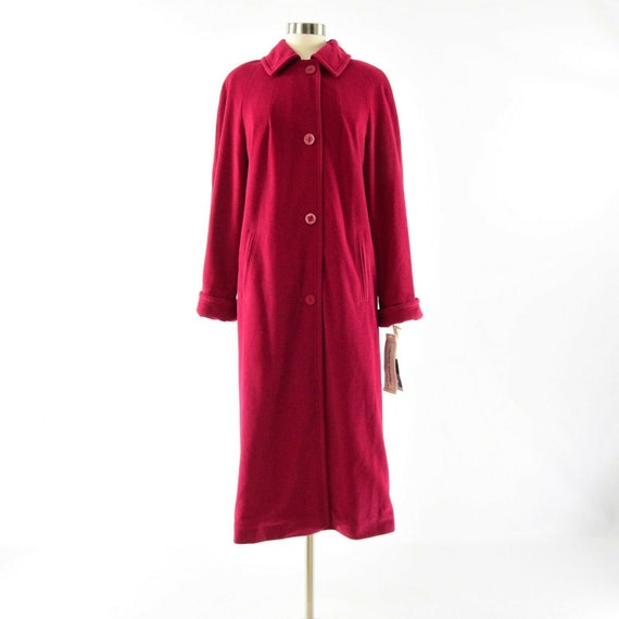 New 70s Vintage Womens 12 Red Top Coat Jennifer C… - image 2