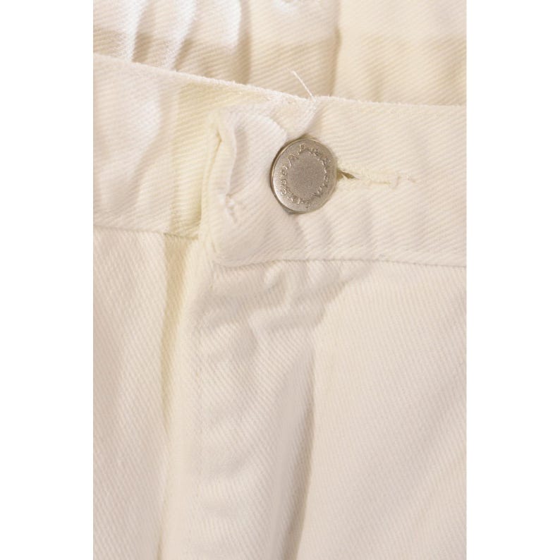 70s Vintage Wrangler White Jeans Mens 38x30 USA Made Western Cowboy Denim Bild 3