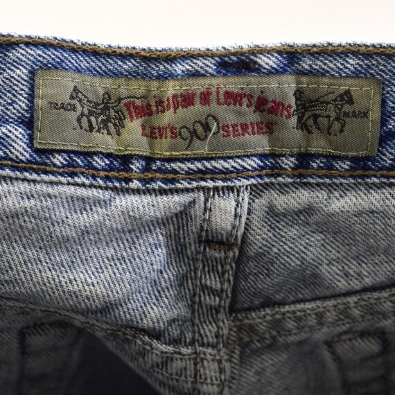 True 80s Vintage Levis 900 Series Jeans Womens 16… - image 6