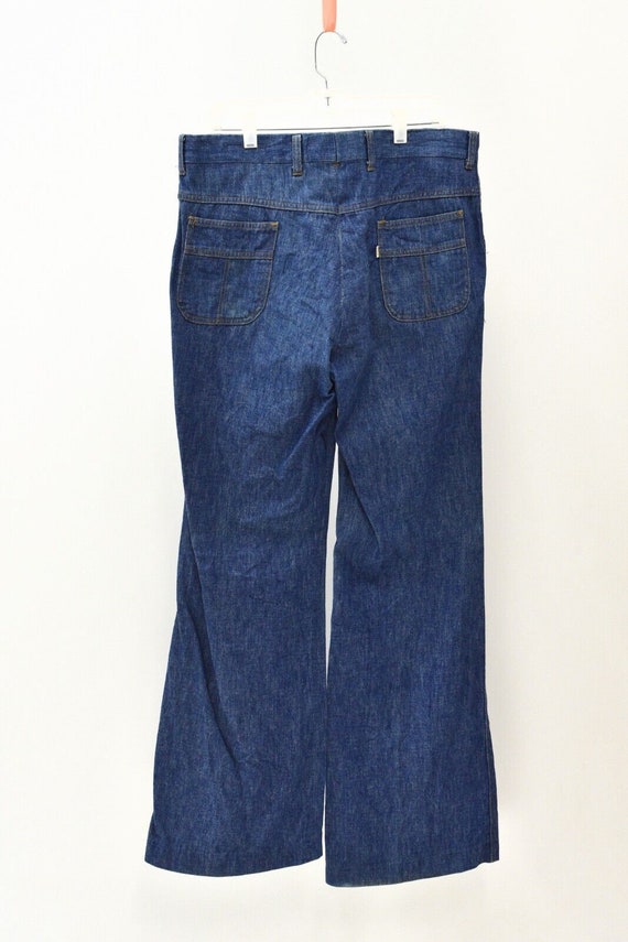 True 70s Vintage Mens 36 x 36 Levis Panatella Jea… - image 2