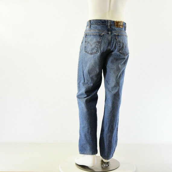 90s Vintage Levis 540 36x32 Stone Washed Jeans Ma… - image 3