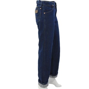 90s Vintage Wrangler Jeans Womens Size 2 High Waist Straight Leg Dark Wash Classic Fit Rigid Denim Western Yoke Small Y2K Cowgirl Style Bild 3