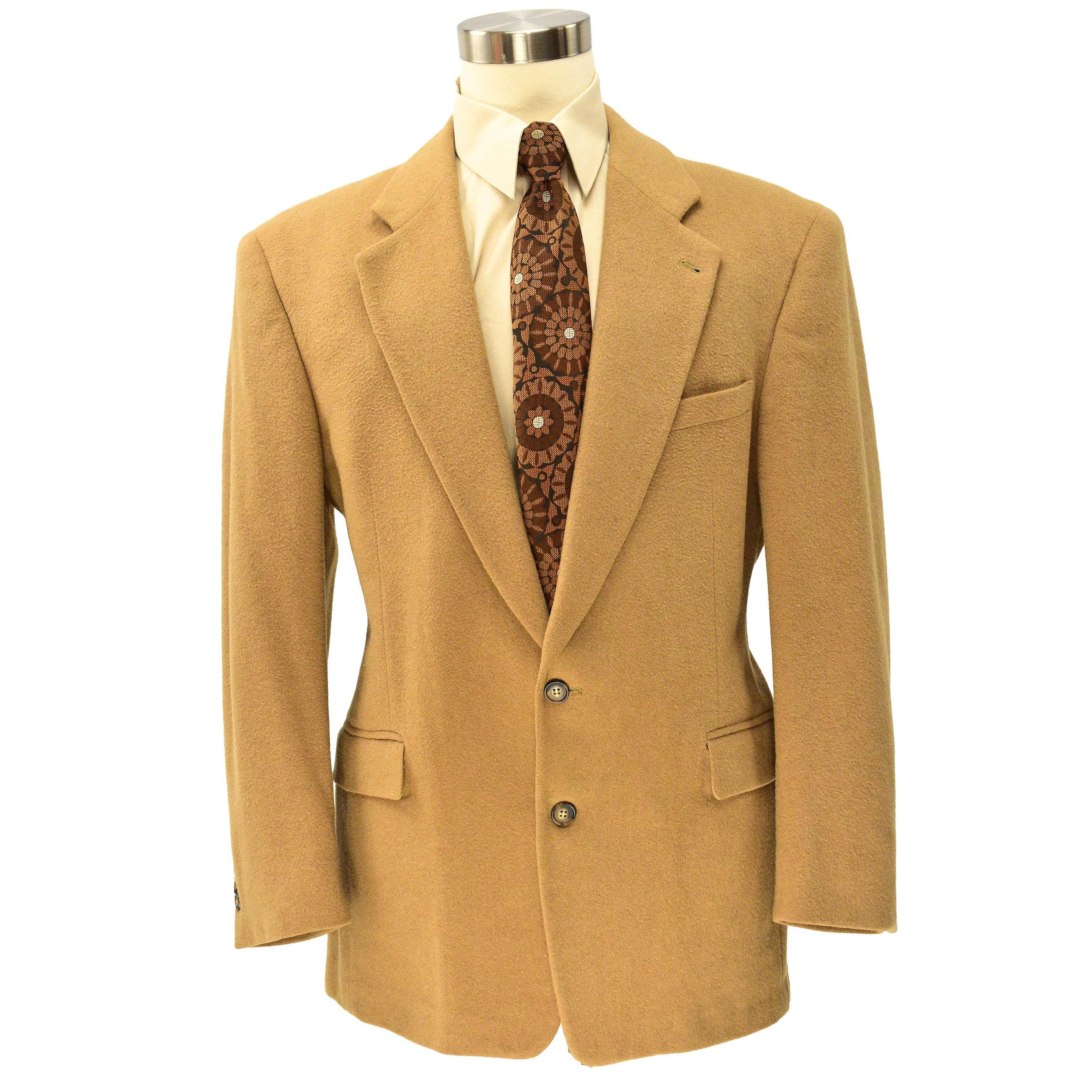 Camel Wool Coat Men - Etsy