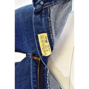 80s Vintage Wrangler Jeans Dark Wash High Waist Straight Leg Womens 6 image 8