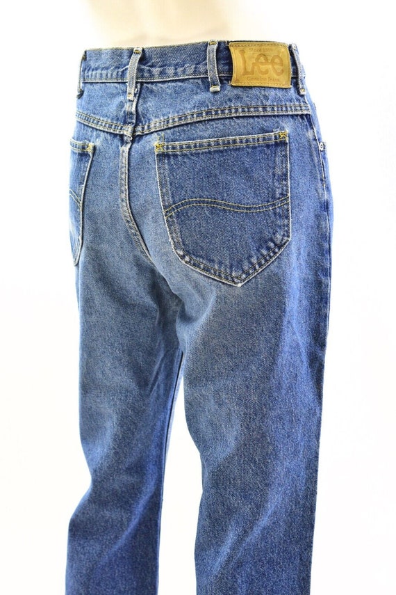 90s Vintage High Waist Straight Leg Lee Jeans Wom… - image 6