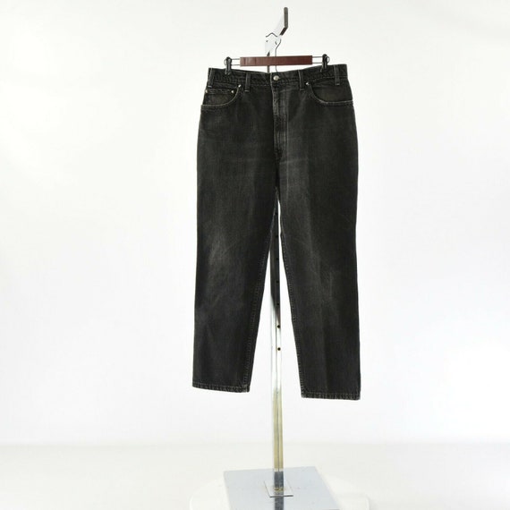 90s Vintage Levis 540 38x30 Jeans Black Stone Was… - image 3