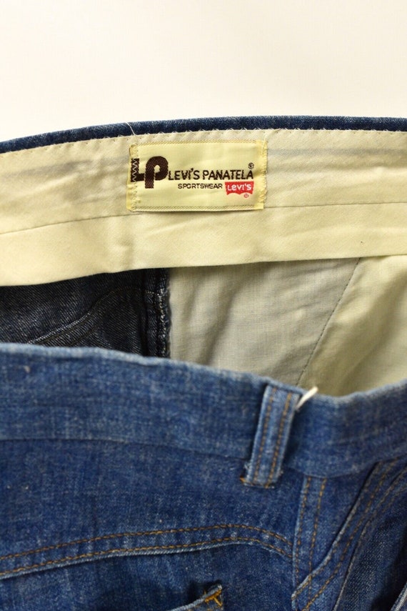 True 70s Vintage Mens 36 x 36 Levis Panatella Jea… - image 4