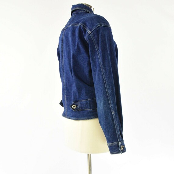 90s Vintage Lizwear Eisenhower Jean Jacket Womens… - image 3