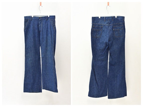 True 70s Vintage Mens 36 x 36 Levis Panatella Jea… - image 1