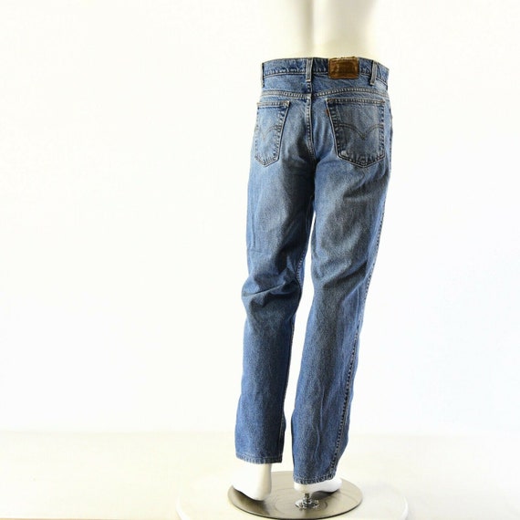 90s Vintage Levis 540 36x32 Stone Washed Jeans Ma… - image 2