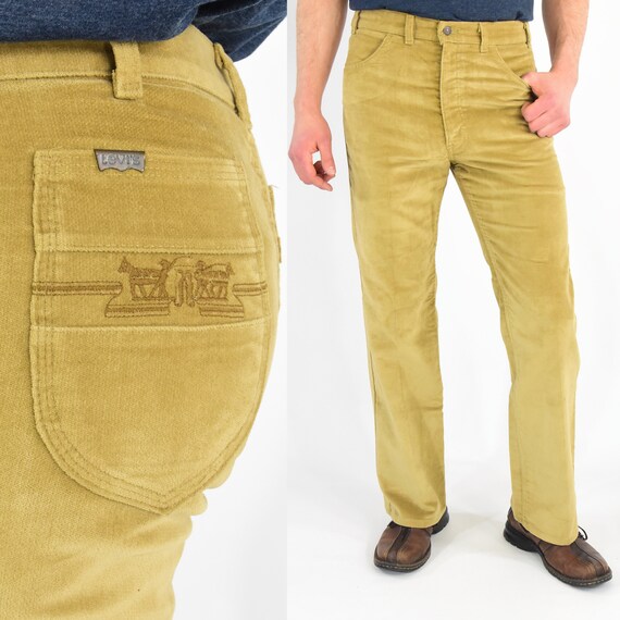 flare leg corduroy pants