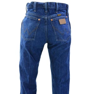 Vintage 90s Wrangler Medium Wash Jeans Womens 2 High Waist Straight Leg XS 34L image 5