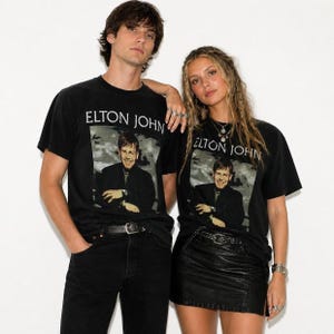 90s Elton John Shirt - Etsy