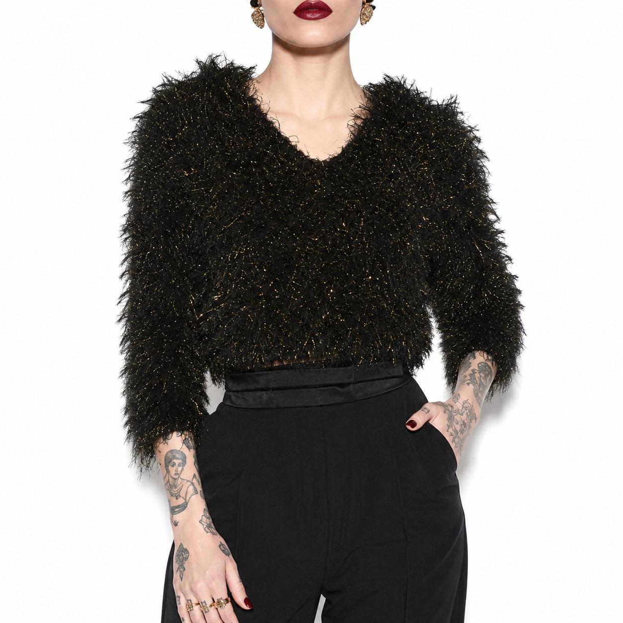 Fuzzy Crop Tops - Etsy