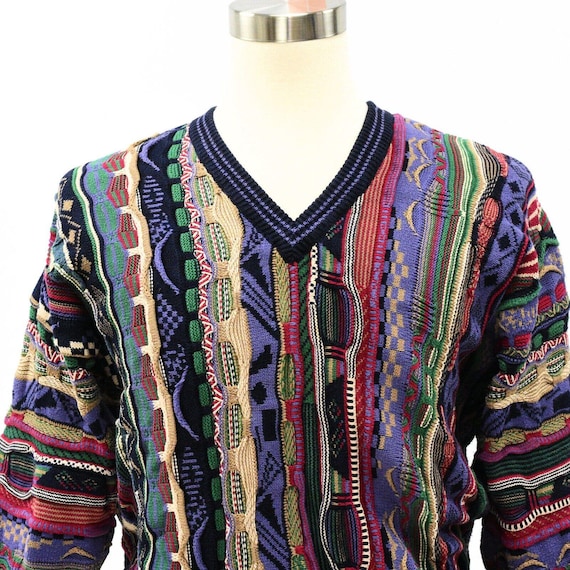 90s Vintage Cotton Traders Sweater Mens XL Coogi Style