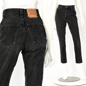 Vintage Levis High Waist Black Jeans 550 0 2 4 6 8 10 12 14 16 18 20 18W