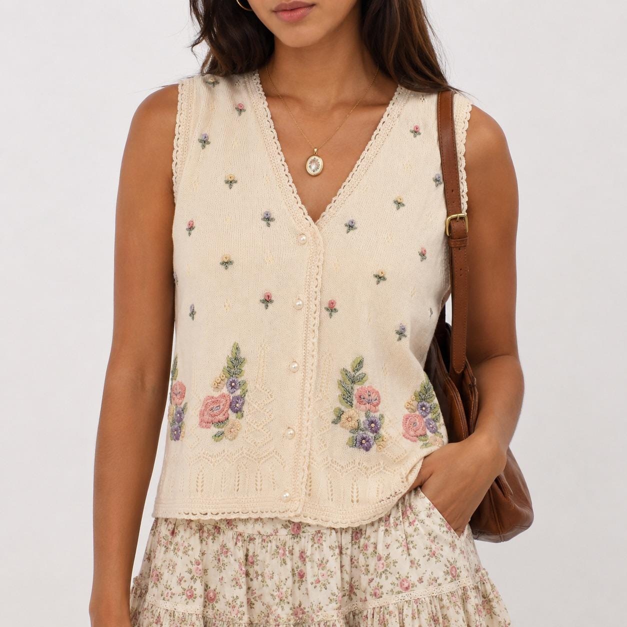 Pearl Knit Vest - Etsy