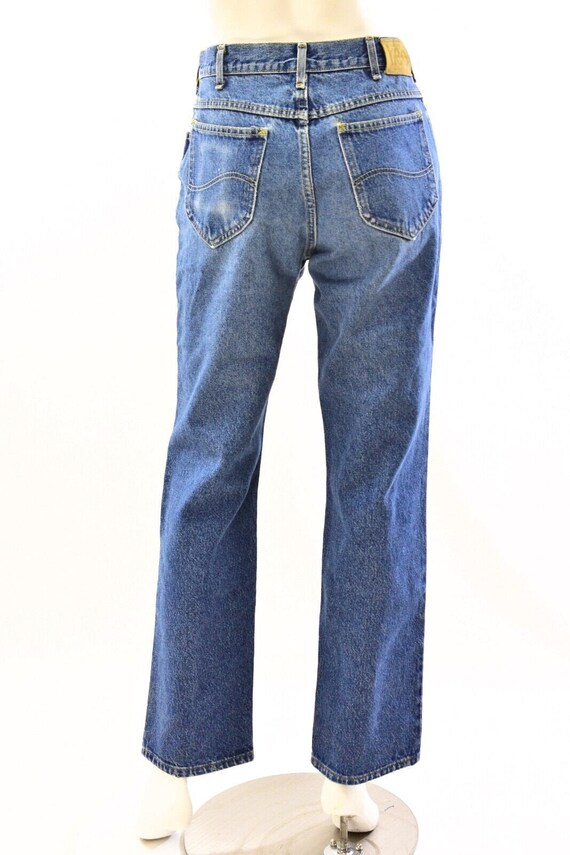 90s Vintage High Waist Straight Leg Lee Jeans Wom… - image 5