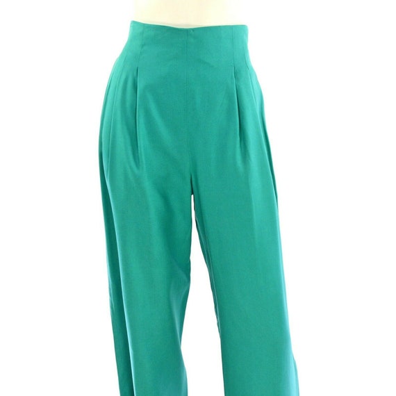 New 80s Vintage Georgiou Studio Silk Pants High W… - image 3