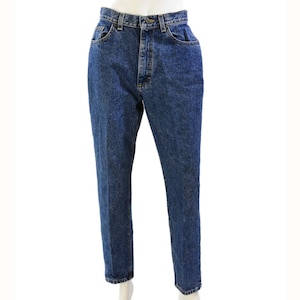 80s Vintage Lee Riders Acid Wash Tapered Leg Western Jeans High Waist Womens 10P