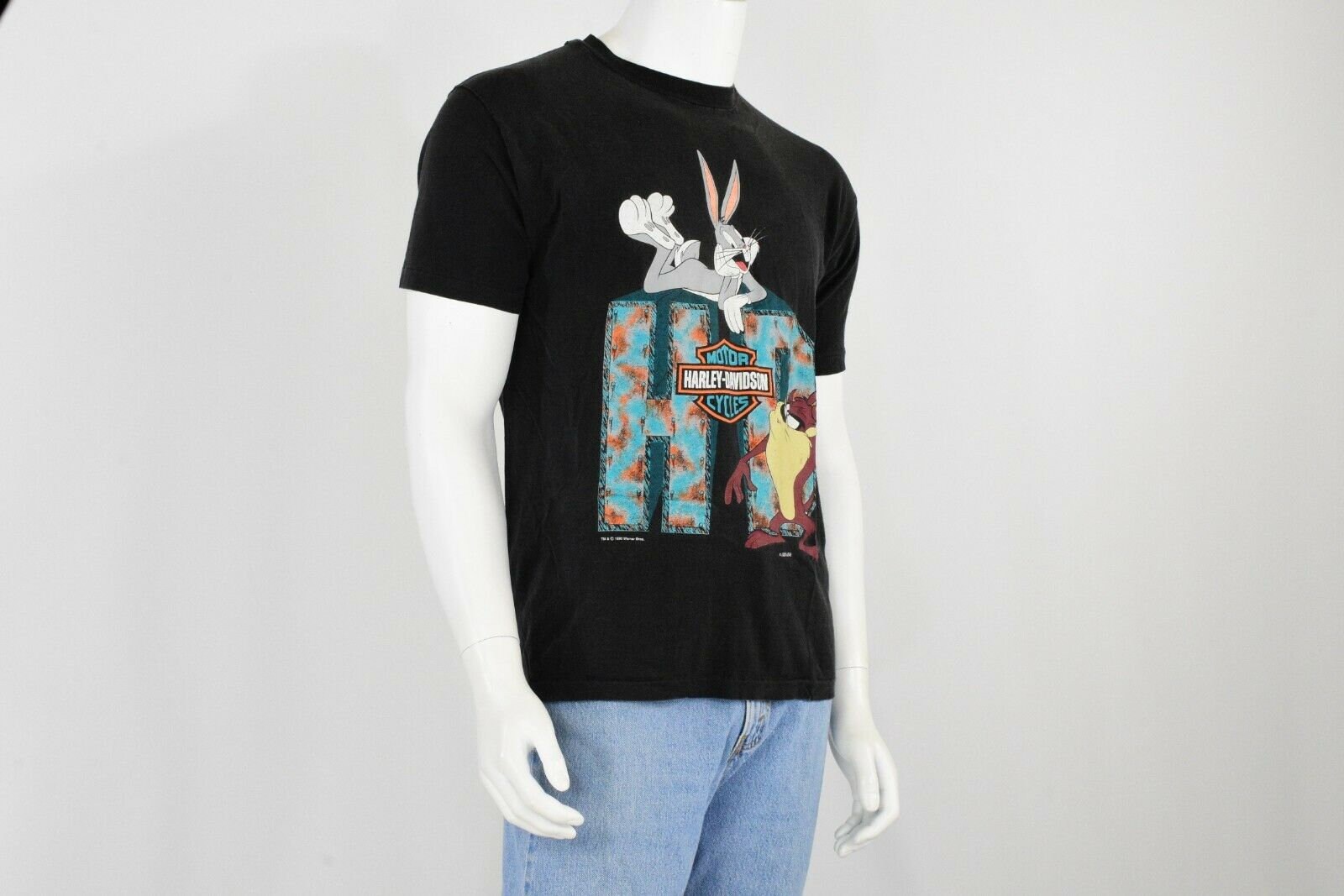 90s Harley Davidson × Looney Tunes プリントT 90s Vintage Harley Davidson X Looney Tunes T-shirt | Harley