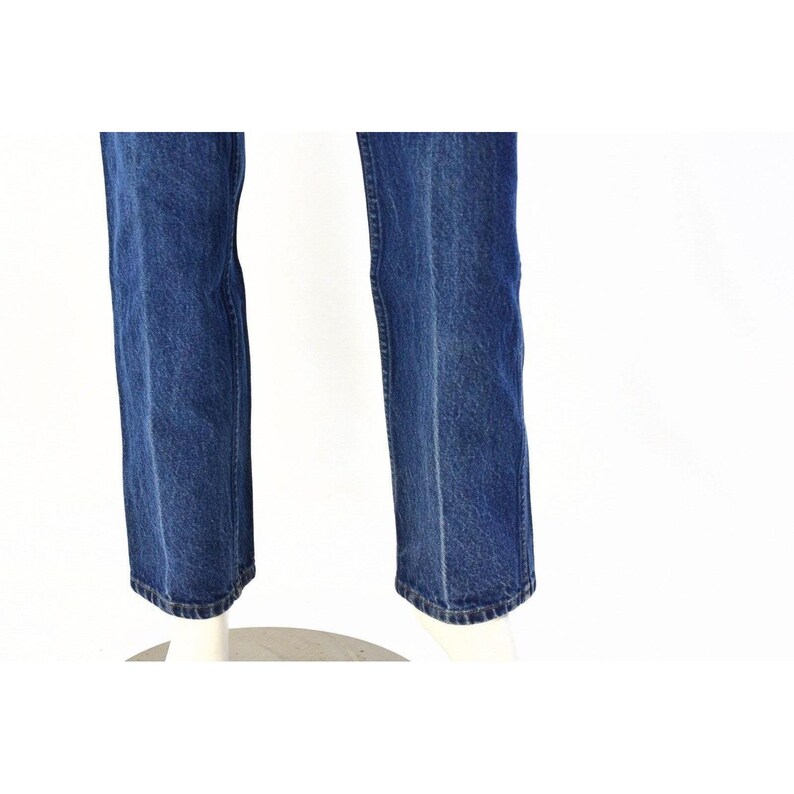80s Vintage Wrangler Jeans Dark Wash High Waist Straight Leg Womens 6 image 3