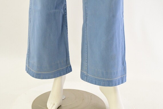 70s Vintage High Waist Flare Leg Jeans Womens 8 S… - image 5