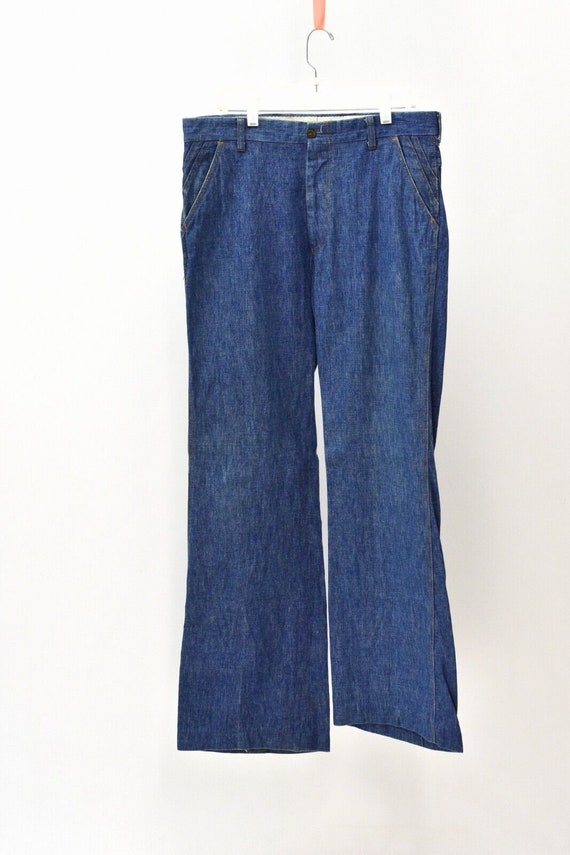 True 70s Vintage Mens 36 x 36 Levis Panatella Jea… - image 3