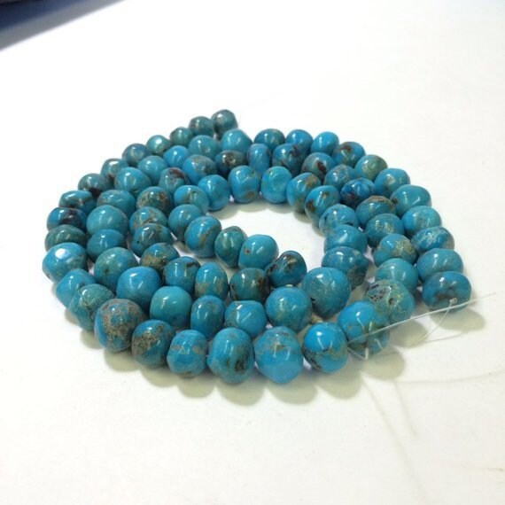 10x12mm Pebbles shape , Genuine Turquoise Beads, N