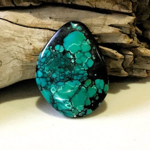 Natural turquoise  6x30x40mm Freeform cabs   From hubei China