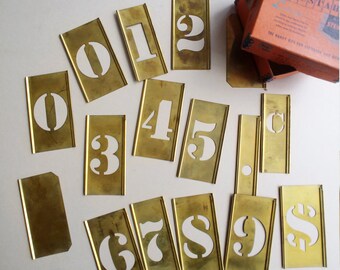 number stencil etsy