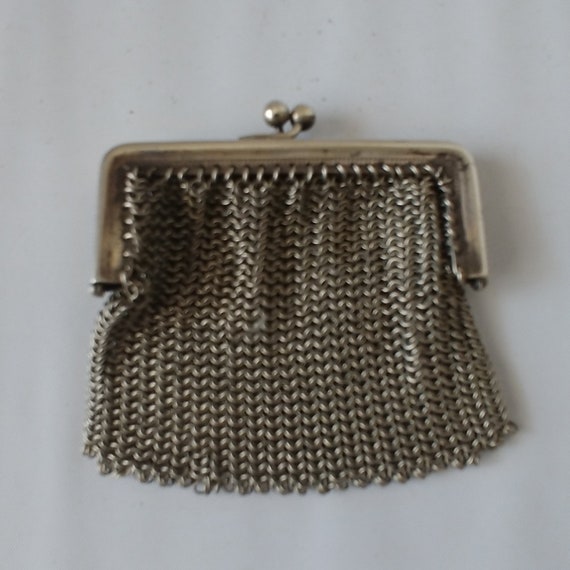antique chainmail coin purse
