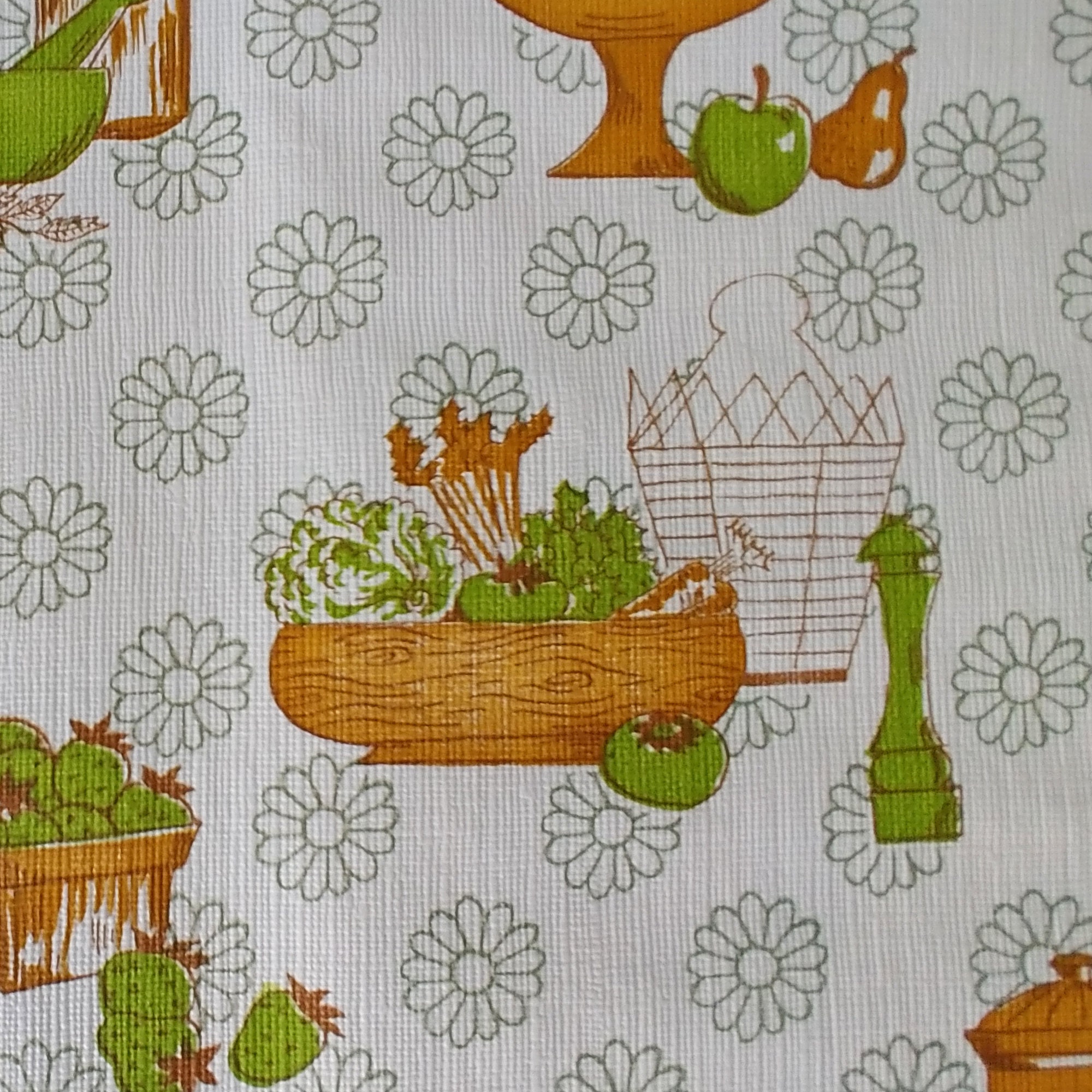 Retro 1970s Kitchen Wallpaper Sample Set Kitchen Theme Vinyl | Etsy