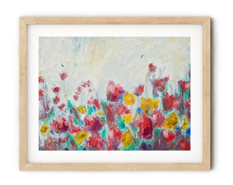 Dreaming Of Spring, Impression numérique de la peinture à l’huile originale