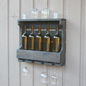 Wedding gift, Wine Shelf, Housewarming Gift, Wine Rack, Unique Wine Rack, Wedding Gift, Rustic Shelf, Wine, Wall Decor, Home Decor