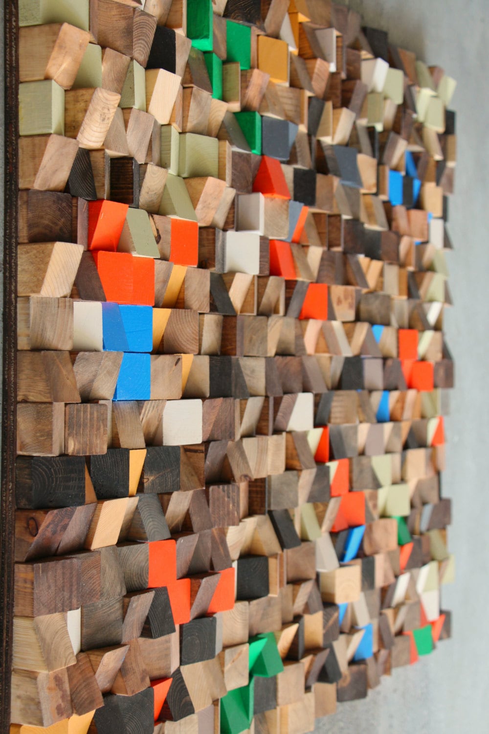 Large Wood Wall Sculpture Abstract Wood Art Reclaimed Wood Etsy