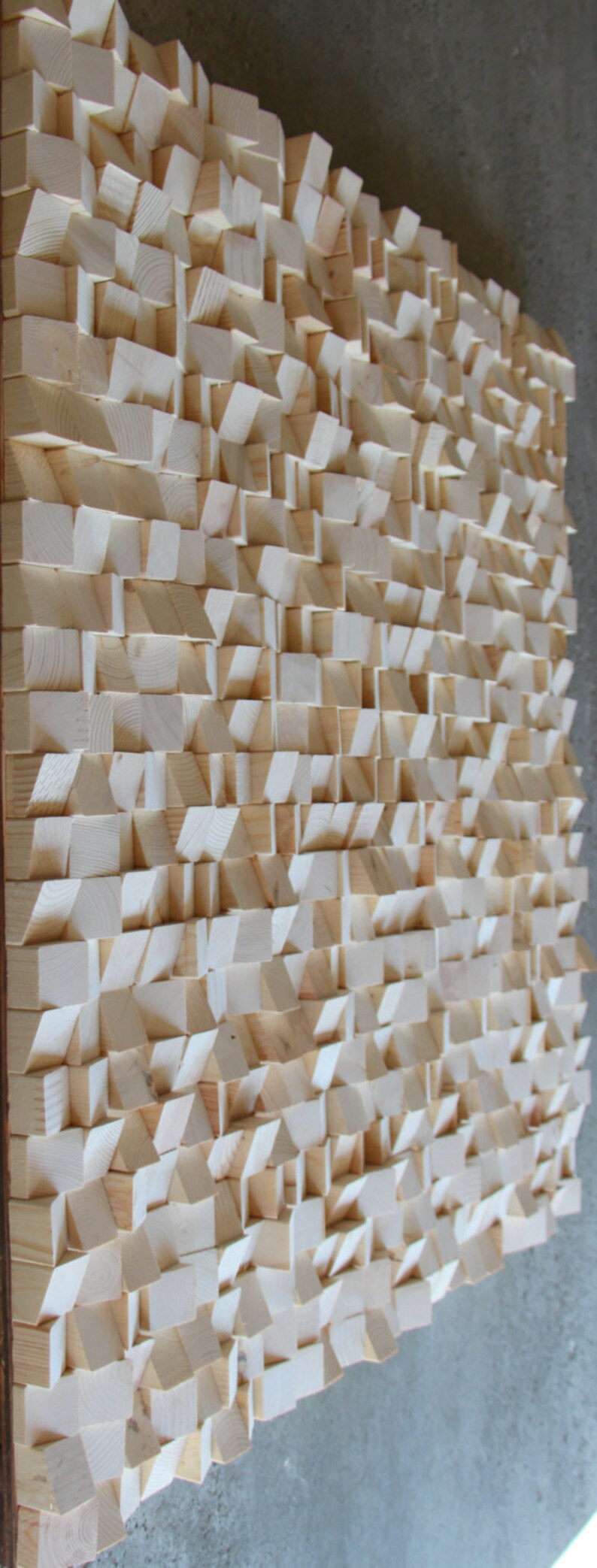 40 X 40 Inch Reclaimed Wood Mosaic Geometric Art Woodburning Etsy Canada