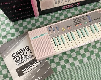 THE Pink Pastel Casio SK-1 Sampling Keyboard