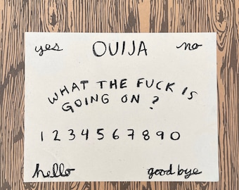 Ouija Board - original drawing