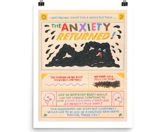 Anxiety Returns - art print