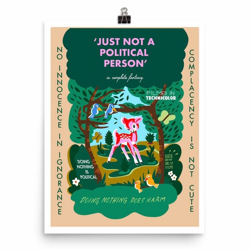 Ce n'est pas une personnalité politique - Impression d'art