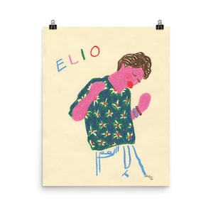 Elio - art Print