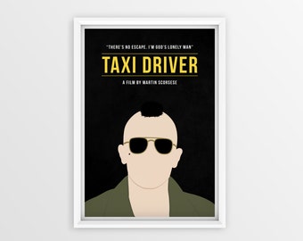 Printable Taxi Driver Film Poster // Robert De Niro // Digital File Download // A2