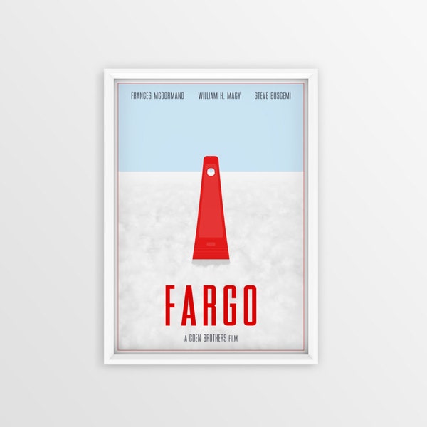 Printable Fargo Film Poster // Coen Brothers // Digital File Download // A2